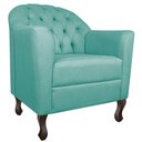 Ver imagem 4 de Kit Diva 160cm Lado Esquerdo e 02 Poltronas Julia Suede - Doce Sonho Móveis Azul Tiffany