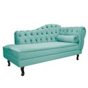Ver imagem 5 de Kit Diva 160cm Lado Esquerdo e 02 Poltronas Julia Suede - Doce Sonho Móveis Azul Tiffany