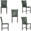 Ver imagem 2 de 8 Cadeiras Cannes Corda Náutica e Mesa Retangular Alumínio Verde