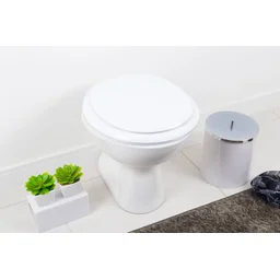 Tampa de Vaso Sanitário Almofadada Parati Branco Para Bacia Logasa - 6