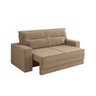 Sofá Mac 1,50m Assento Retrátil/reclinável Suede Capuccino - Xflex Sofas - 3