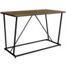 Conjunto Mesa De Jantar 4 Banquetas Baixa Preto Noce Oro Pp - 7