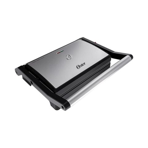 Mini Grill Elétrico 2 em 1 Oster 220V Inox