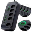 Ver imagem 2 de Filtro de Linha + Dps Regua de Energia com 3 Usb e 5 Tomadas 3p Bivolt Universal C/ Protetor Descarg