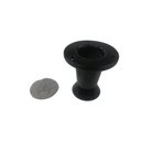 Ver imagem 3 de Pé Regulável para Móveis 150mm (300kg) Alumínio Preto Metali 01 Unidade