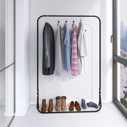 Arara Cabideiro Closet Aberto AJL STORE ARARA DE FERRO - 2