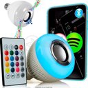 Ver imagem 1 de Lâmpada Led 12w E27 Rgb Colorida com Caixa de Som