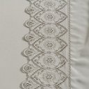 Ver imagem 4 de Conjunto de Lencol Casal King Size London Bordado Inglês 200 Fios 04 Pçs:caqui