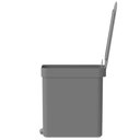 Ver imagem 7 de Lixeira Banheiro Pedal Aro Interno 6L Trium Chumbo ou