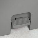Ver imagem 6 de Lixeira Banheiro Pedal Aro Interno 6L Trium Chumbo ou