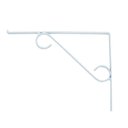 Ver imagem 1 de Cantoneira Branca Suporte Mão Francesa Em S P/ Vidro 30X50Cm