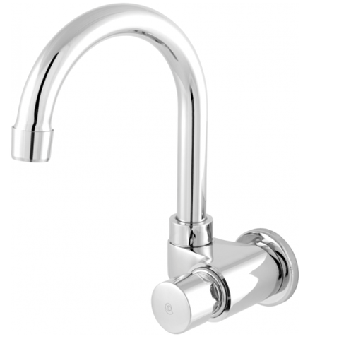 Torneira Pematic Cromado Lavatorio Bancada Bica Baixa C/ Fechamento Automatico (2 a 40 Mca) - Pevilo