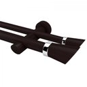 Ver imagem 1 de Kit Varão Duplo de Cortina 4m com Emenda Alemão Plus Belchior