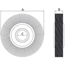 Ver imagem 2 de Escova Circular Arame Ondulado 6x3/4'' Tramontina Pro Tramontina