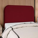 Ver imagem 2 de Cabeceira Queen 160 Cm com Frame Alana Suede Vinho Artte