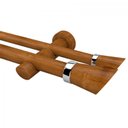 Ver imagem 1 de Kit Varão Duplo de Cortina 3m com Emenda Alemão Plus Belchior