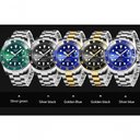 Ver imagem 4 de Relógio Masculino Lige 10045 À Prova D'água Prata Azul