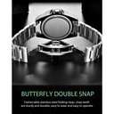 Ver imagem 2 de Relógio Masculino Lige 10045 À Prova D'água Prata Azul