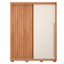 Ver imagem 7 de Guarda Roupa Casal 179cm com 2 Portas Sabin Freijó/off C01 - Mpozenato