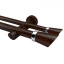 Ver imagem 1 de Kit Varão Duplo de Cortina 2m Alemão Plus Belchior