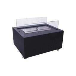 Lareira Mesa de Centro Ecológica a Álcool 92° Preto Classe a - 6