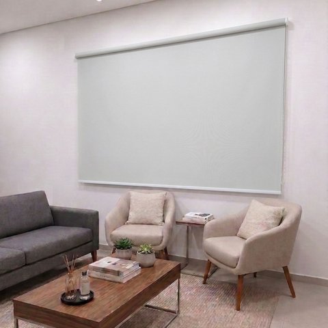 Persiana Rolo Blackout - 1,00 x 1,00 - Branco