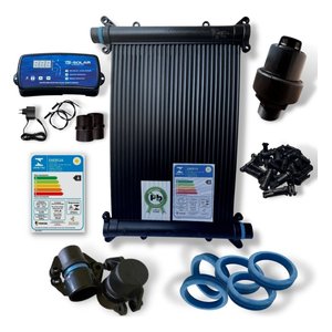 Kit Completo - Aquecedor Solar Piscinas - 45 Placas 3 mt - 40,5m² / 56.500 Litros