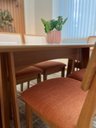 Ver imagem 4 de Conjunto Mesa com 6 Cadeiras de Jantar Encosto Tela 100% Mdf Off White Veronese Dalla Costa