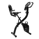 Ver imagem 1 de Bicicleta Ergométrica Vertical Dobrável Flywhell 3,5kg Magnética Portátil Monitor Importway Iwf010