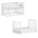 Ver imagem 6 de Berço Evolutivo 2 em 1 Vira Mini Cama Cômoda Cozy Espaço para Trocador