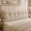 Ver imagem 1 de Almofada Encosto Triangular Cama Leitura Cabeceira Boucle