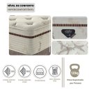 Ver imagem 5 de Cama Box King Size com Molas Ensacadas Suave Fresh193x203x67cm