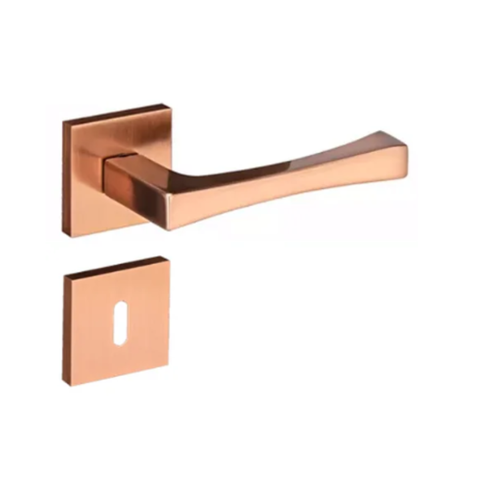 Fechadura Pado Vivaldi Rq2 885 - 55 Interna Roseta Quadrada Cobre Escovado
