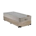 Ver imagem 1 de Cama Box Solteiro + Colchão de Molas Ensacadas Ortobom Airtech Bege 88cm Suporta até 150 Kg por