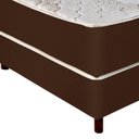Ver imagem 7 de Cama Box Molas Ensacadas 188x88x48 Vieiro Colchoart Marrom