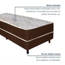 Ver imagem 4 de Cama Box Molas Ensacadas 188x88x48 Vieiro Colchoart Marrom