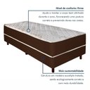 Ver imagem 5 de Cama Box Molas Ensacadas 188x88x48 Vieiro Colchoart Marrom