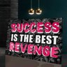Quadro Motivacional Success Is The Best Revenge:90x60 cm/PRETA - 4
