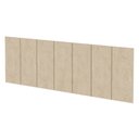 Ver imagem 5 de Kit Quarto Casal 2 Mesas de Cabeceira Arruna Mdf 2 Gavetas e Cabeceira Casal 1,40 Autocolante -