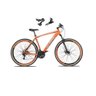 Bicicleta Aro 29 Ksw Xlt Alumínio 24v Câmbios Shimano Garfo Suspensão Pneu Faixa Bege Laranja 21 - 1