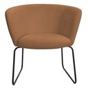 Ver imagem 6 de Poltrona Decorativa Isis Base Aço Preto Bouclé Terracota - Nexta Casa