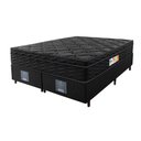 Ver imagem 5 de Cama Box Queen Colchão Ortofirm Black + Box 158x198x67 One Face Espuma D33 Preto