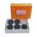 Ver imagem 2 de 2 Incenso Defumador Hindu Goloka 1 Nag Champa 1salvia Branca