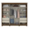Guarda-Roupa Roupeiro 2 Portas Deslizantes 4 Gavetas Detroit Henn - 2