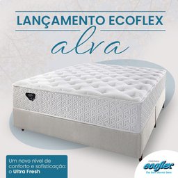 Colchão King Ecoflex Espuma Comfort Fresh Alva (Wilde) 193 X 203 Cm - 6