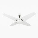 Ver imagem 1 de Ventilador de Teto Natuvent Callis No Light 4 Pás Madeira Branco 127v