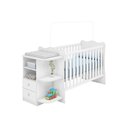 Ver imagem 3 de Berço com Trocador 2 Gavetas 4 Prateleiras Qmovi