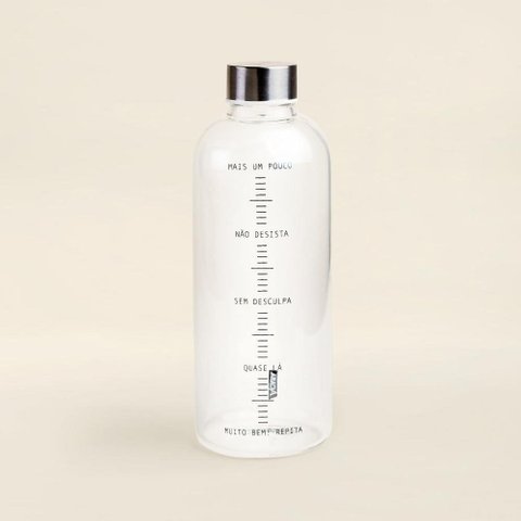 Garrafa Meta Vidro 910ml - A\casa