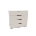 Ver imagem 2 de Cômoda Madri 4 Gavetas Creme/branco - Politorno