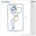 Ver imagem 3 de Cama Box Preta + Colchão Solteiro Salta Liso Espuma D23 88x188x51cm